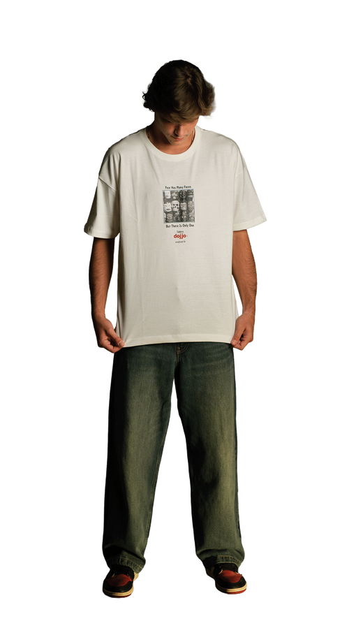 CAMISETA FACES (OFF WHITE)